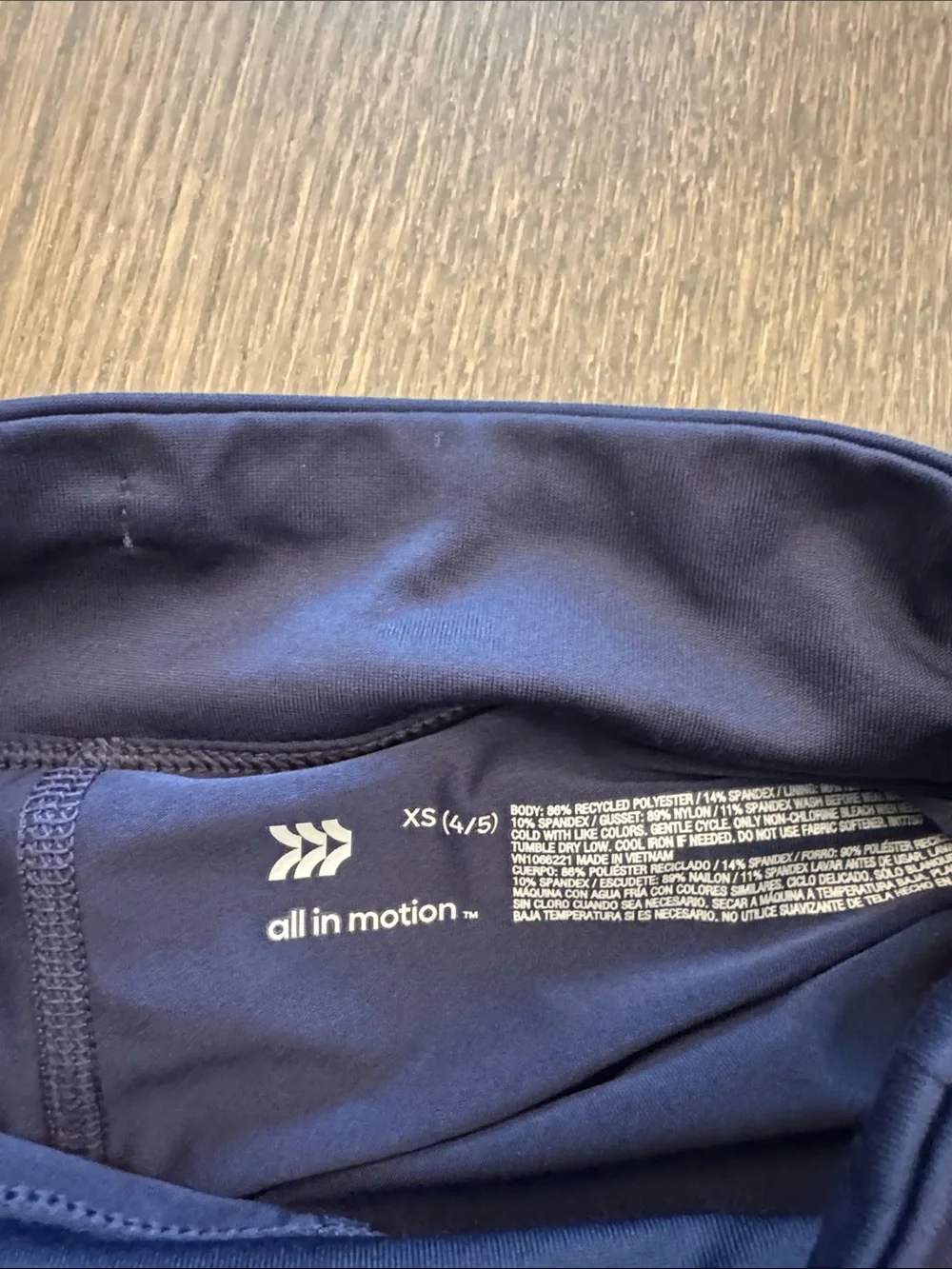 all in motion Navy Circle Skort with Built-In Liner